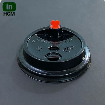 nắp tim đen mềm 90 mm