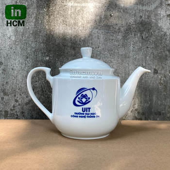 Ấm trà in logo 1 màu 