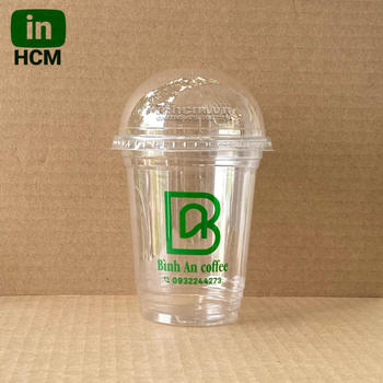 Ly pet 360ml in logo cafe