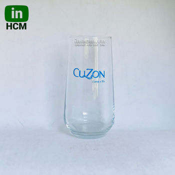 in logo 1 màu lên ly thủy tinh 
