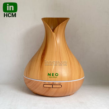 Máy xông tinh dầu in logo 1 màu