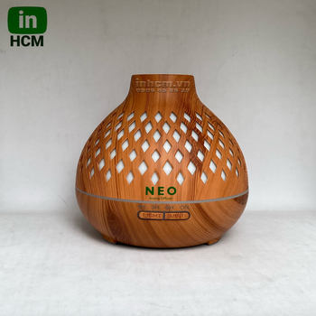 Máy xông tinh dầu dạng lưới in logo thương hiệu