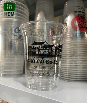 in logo lên ly đựng cà phê