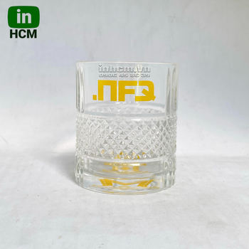 In logo 1 màu lên ly thủy tinh