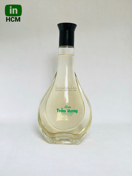 Chai rượu đựng thủy tinh in 1 màu