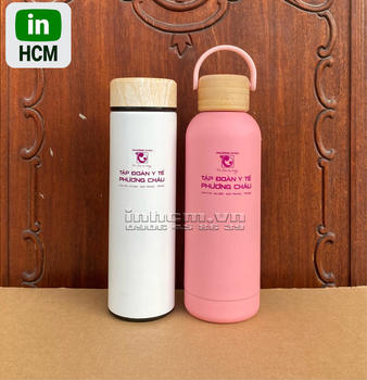 Bình giữ nhiệt in 1 màu