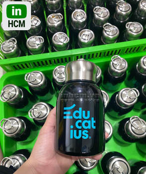 In logo thương hiệu lên bình giữ nhiệt