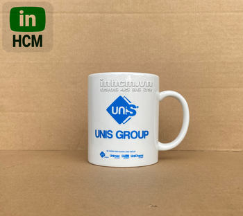 In logo thương hiệu lên ly sứ