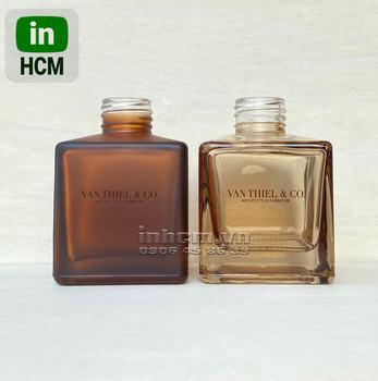 Chai thủy tinh in logo