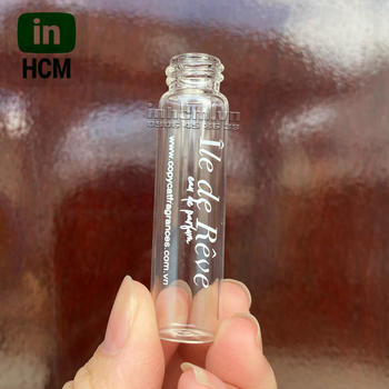 chai thủy tinh nhỏ in logo