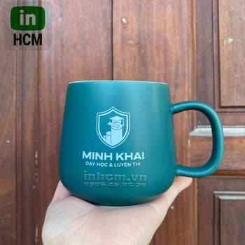 Ly sứ in logo quà tặng