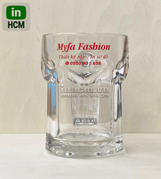 Ly thủy tinh in nội dung 1 màu