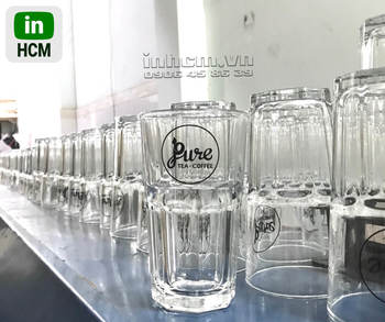 ly ocean sọc khía in logo quán cafe