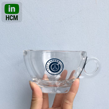 in logo ly thủy tinh ca cao quán cafe