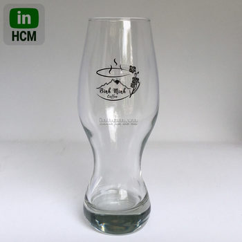 nhận in tất cả các loại ly thủy tinh in logo