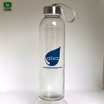 Nhận in các loại chai thủy tinh quai dây