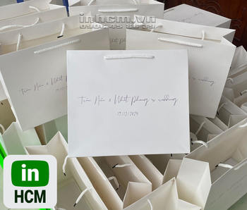 In 1 màu lên túi giấy