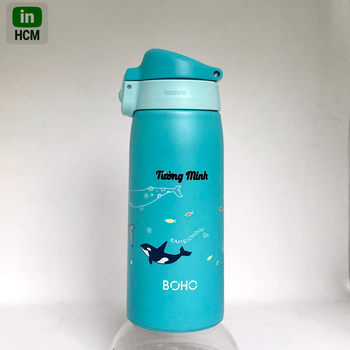 Bình giữ nhiệt in tên từng người làm quà tăng