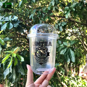 ly đựng trà sữa đáy bầu 500ml