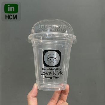 Ly nhựa pp 360ml in hình ở TpHCM