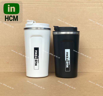 Bình giữ nhiệt in logo 1 màu