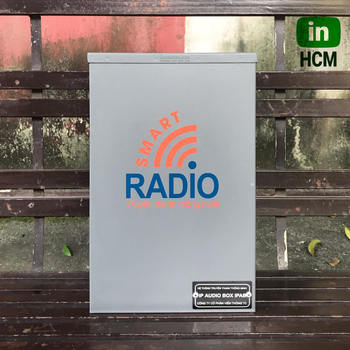 In logo lên hộp nhôm truyền thanh